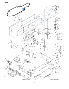 poulie de guidage pour mac culloch M12592RB