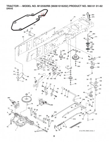 poulie pour Mac Culloch M12592RB